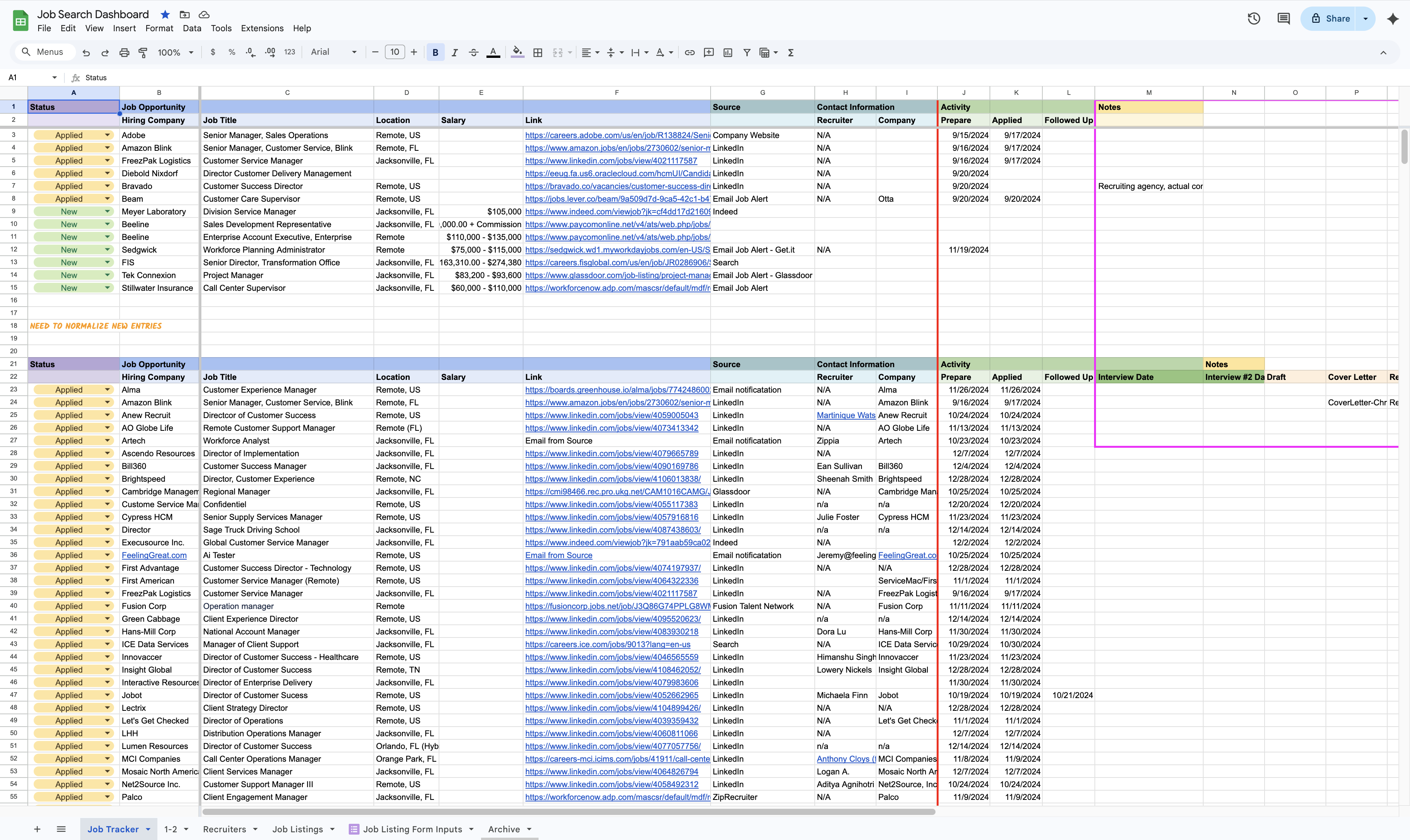 AI-Enabled Job Search Console