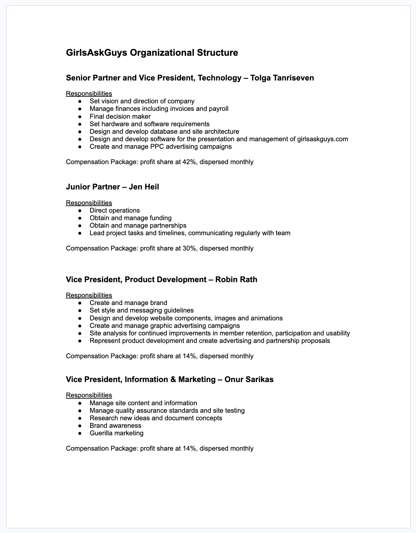 Operations Organization Design